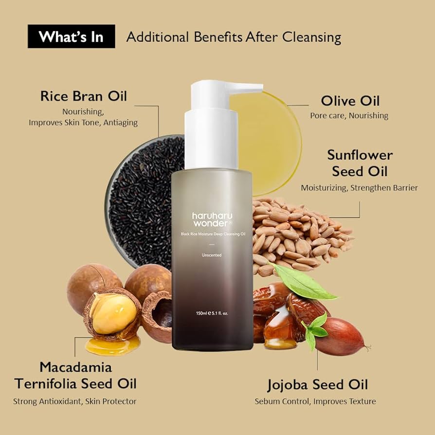 Haruharu Wonder Black Rice Moisture Deep Cleansing Oil 150Ml
